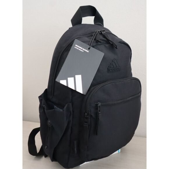 Adidas 5157744-IR0739 Unisex O/S Black 16" Laptop Sleeve Weekender Backpack - Picture 14 of 16